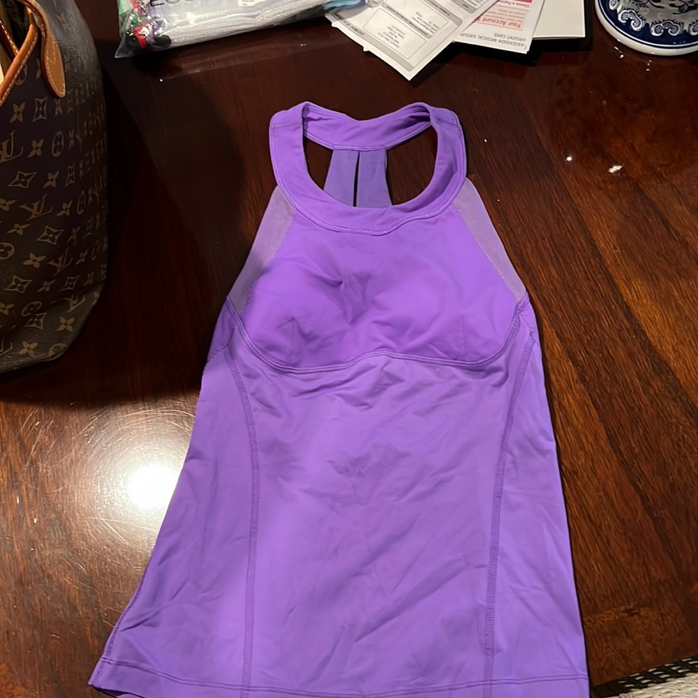 Lulu lemon purple workout top